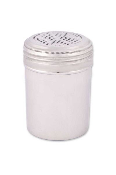 Jet's Home 14 cm Chrome Sprinkler Salt Shaker - Large Size