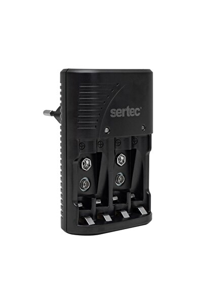 Genel Markalar Sertec Stc-c9v Aa-aaa-2x9v Dörtlü Pil Şarj Aleti