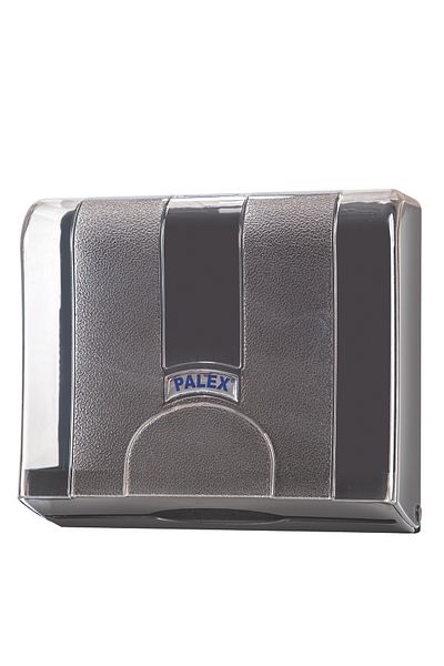 Palex (UN-HOME) Standard Z-Fold Paper Towel Holder (Z-Fold Paper Towel Dispenser) Transparent Smoked 3570-2