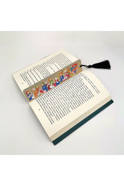 BAKSEPETE Musicians Miniature Printed, Tasseled Bookmark (gift Bookmark, bookmark-116)
