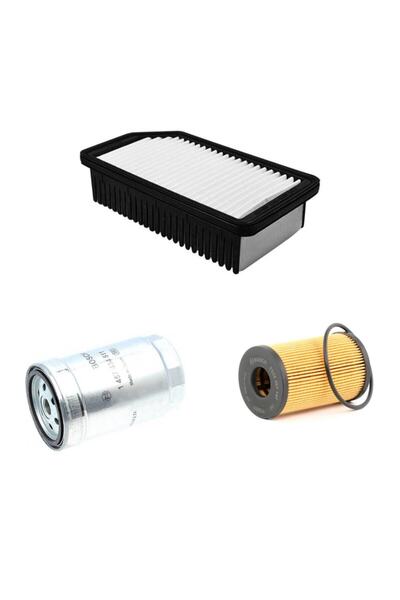 Bosch Filtre Bakım Seti Hyundai I20 1.4 Dizel 2009-2014 Hava + Yağ F. + Yakıt...