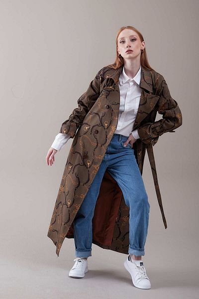 SahraAfra Becca Oversize Trench Coat