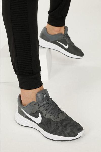Nike Ανδρικά παπούτσια για τρέξιμο και περπάτημα Revolution 6 Nn Γκρι Λευκό 40-45