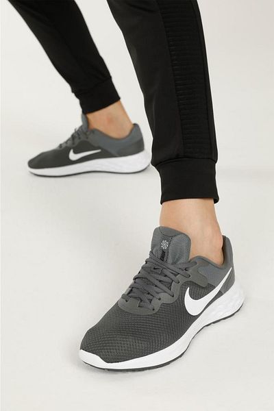 Nike Ανδρικά παπούτσια για τρέξιμο και περπάτημα Revolution 6 Nn Γκρι Λευκό 40-45