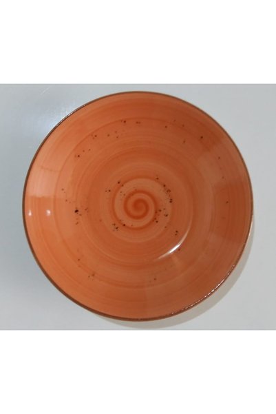 Tulu 22 cm Orange Porcelain Dinner Plate