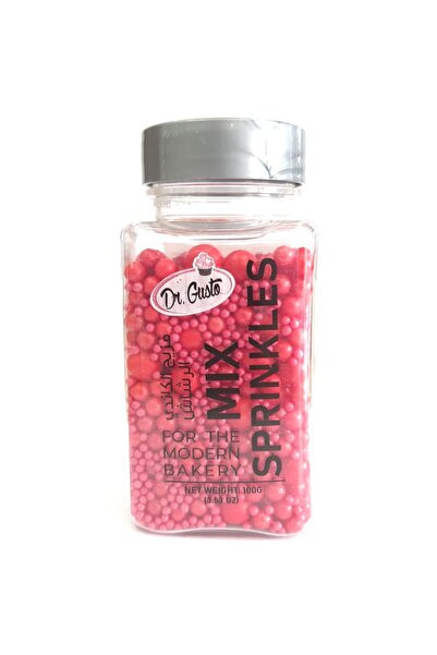 PASTRY PLANET Yenilebilir Festival Boncuk Kırmızı 100 Gr