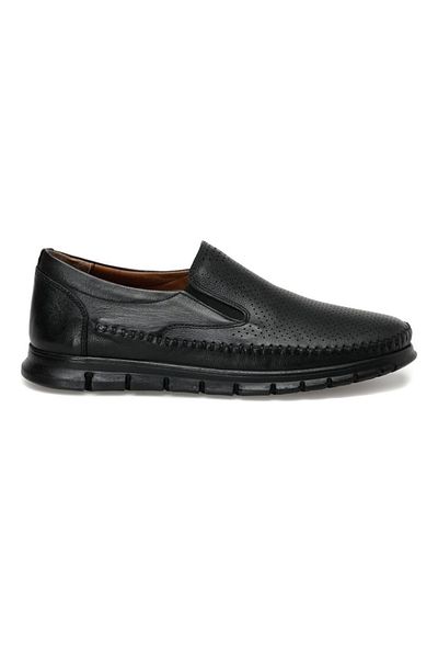 Polaris 102478 Model - Black Genuine Leather, 5 Point Orthopedic Comfort Shoes