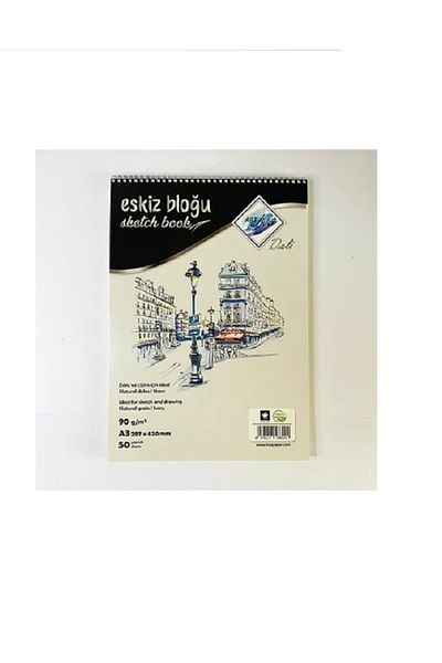 art liva Dali Sketch and Drawing Notebook 90gr A3 50 Sheets