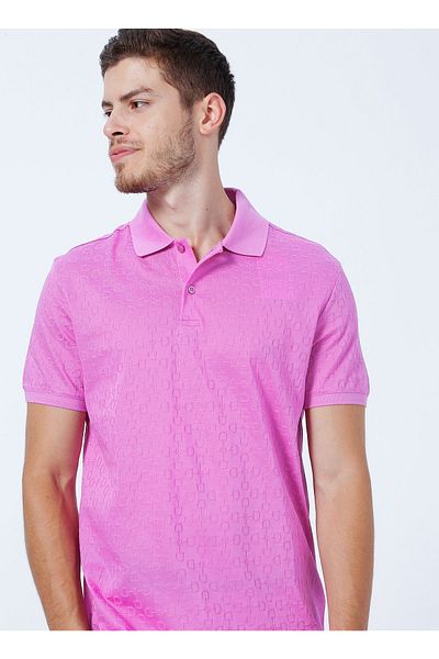 U.S. Polo Assn. Лилава мъжка поло тениска Olla