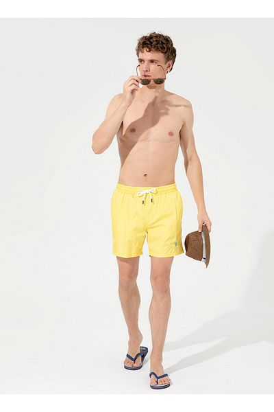 U.S. Polo Assn. Κόκκινο ανδρικό σορτς μαγιό Blas22y