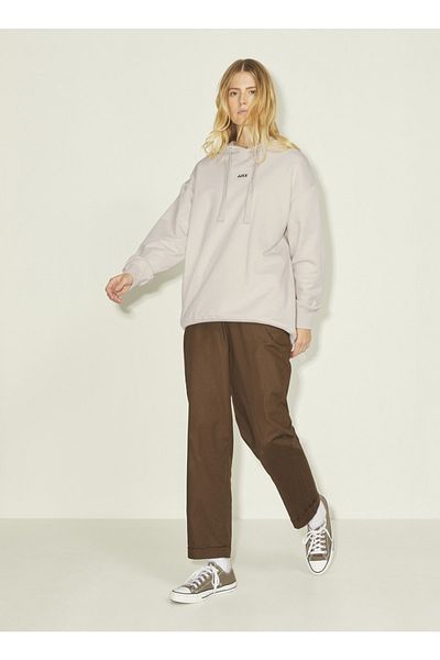 JJXX Round Neck Plain Ecru Women's Sweatshirt12200382
