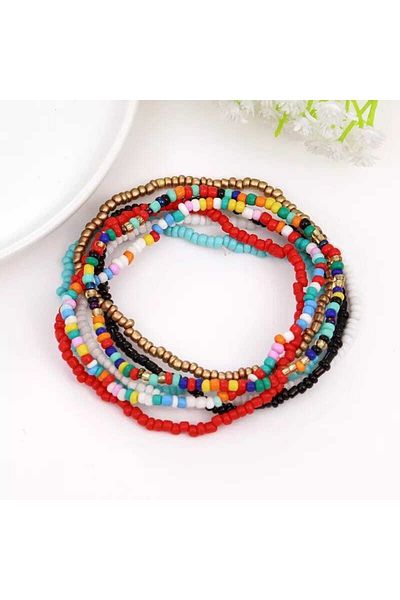 İPAR AKSESUAR Sand Bead Anklet And Bracelet