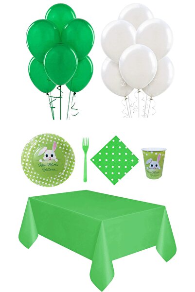 PartylandTR Tavşan Temalı 16 Kişilik Doğum Günü Parti Seti