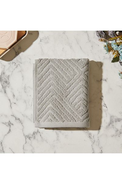 Nuvomon N3 ModEl Gray Noir Hand TowEl - 30x50 Cm