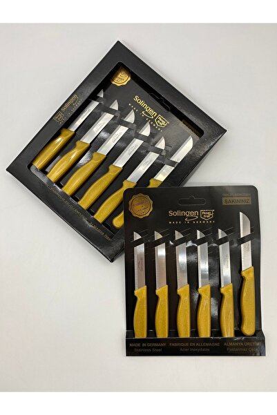 Solingen Gold Simli Meyve Bıçağı 12 Adet