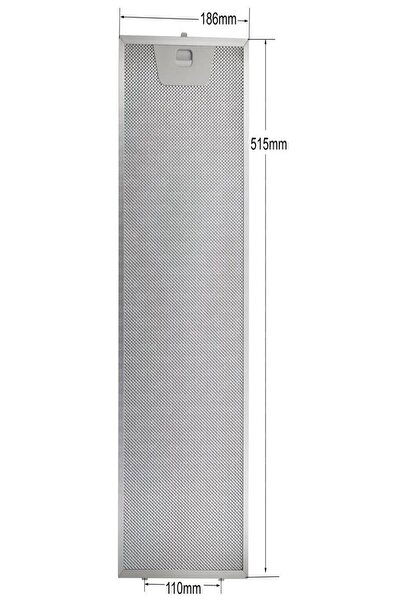 Hood Filter 515x186 Mm Oil Filter Kitchen Aspirator Ventilation 515x186 Mm