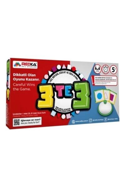 Redka 3 Te 3 Kutu Oyunu Lisanslı Ürün