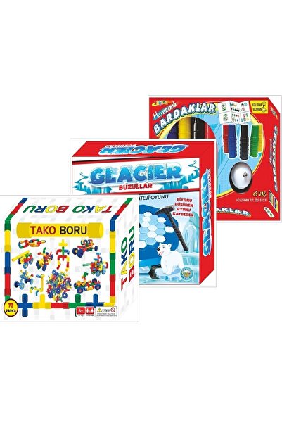 ZEKİCE OYUNCAK 3in1-tekerlekli Boru Oyuncak,buz Kırma Buz Tuzağı Oyunu Ve Hey...