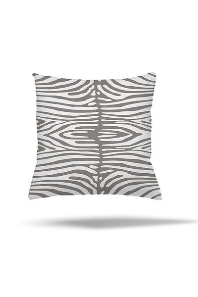 on the clouds Zebra Marble Patterned - Hidden Zipper Women's Pillowcase, Throw Pillow and Seat Pillow