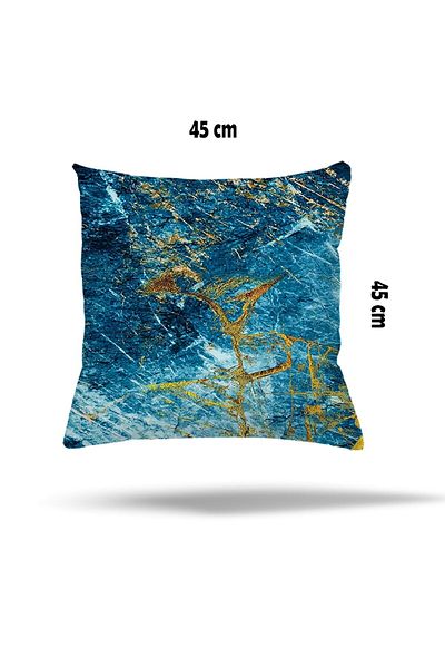 on the clouds Ethnic Leaf Patterned Feather Hidden Zippered Pillowcase - Throw Pillow Case
