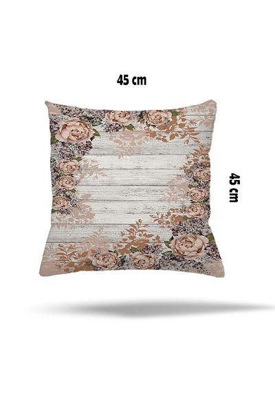 on the clouds Vintage Floral Pattern Μαξιλαροθήκη με κρυφό φερμουάρ - Μαξιλαροθήκη καναπέ με ριχτάρι