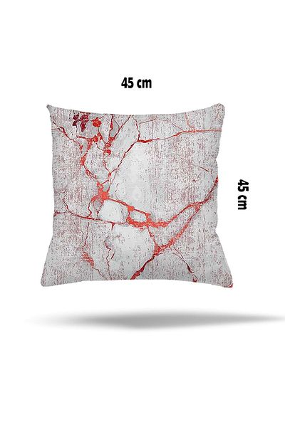 on the clouds Față de pernă africană cu fermoar ascuns cu model geometric de marmură