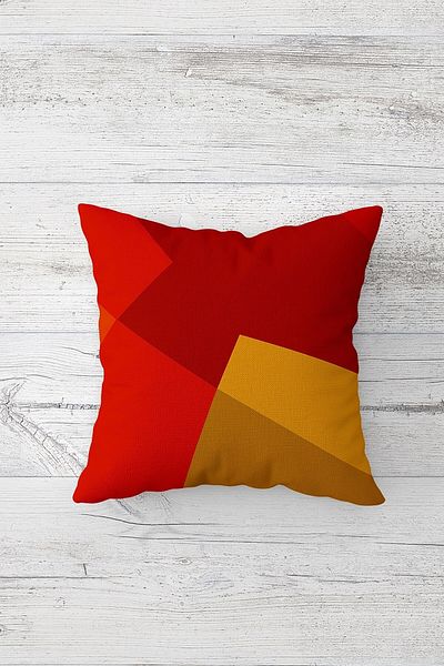 on the clouds Color Block One Side Printed Hidden Zipper Pillowcase Throw Pillow Sofa Pillowcase