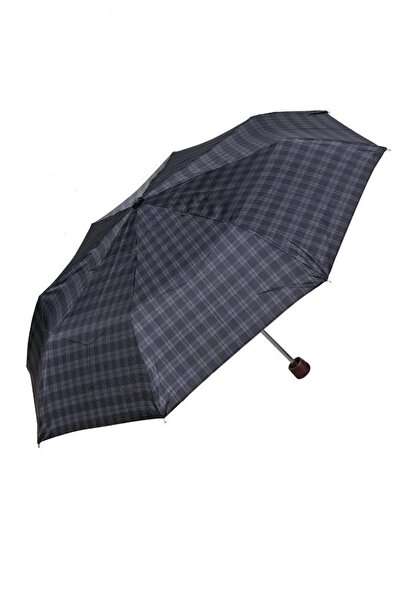 Genel Markalar Snotline Şemsiye Süper Siyah 90 Cm Çap 8 Telli Manuel Cep Boy Şemsiye Kapalı Boyut 23 Cm