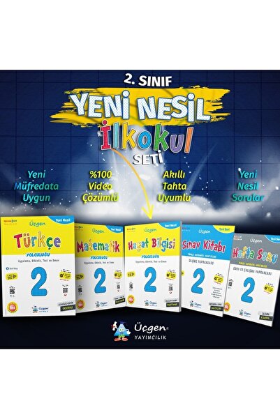 Üçgen Yayıncılık Üçgen 2.sınıf Yeni Nesil Ilkokul Yolculuğu Seti 2022-2023