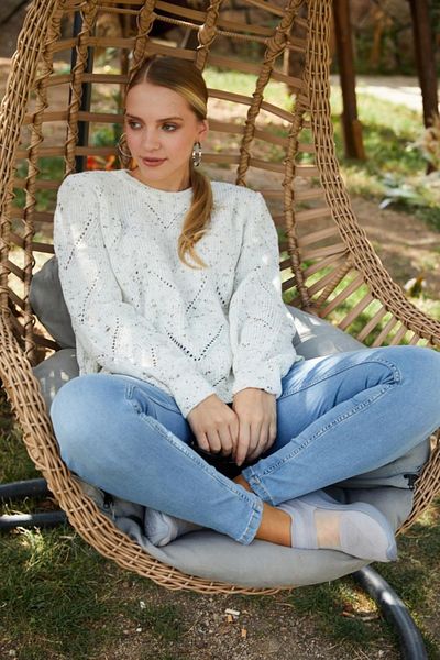 Aslında Look Crew Neck - 100% Knitwear Sweater