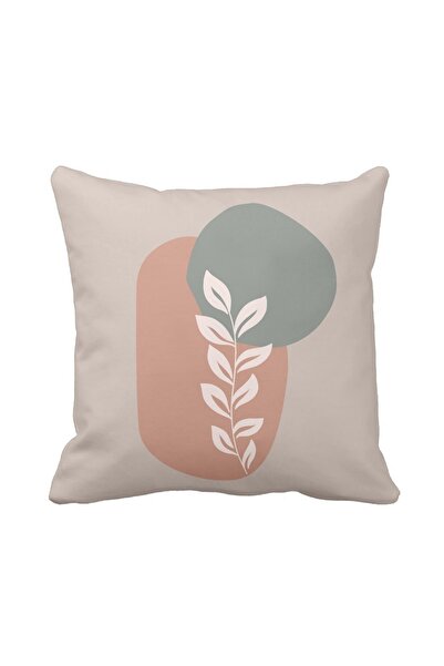 QueenHome Σετ μονόχρωμο κάλυμμα μαξιλαριού με μοτίβο κλαδιών με στάμπα σε μία...