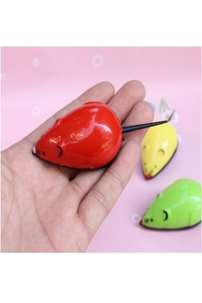TİNEKE Cat Toy Pull and Drop Mouse Colorful