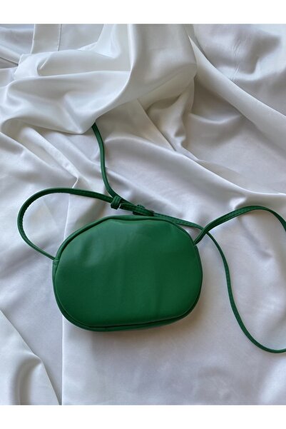 melecco Kadın Yeşil Mini Urban Çapraz Ve Ayarlanabilir Askılı Omuz Çantası