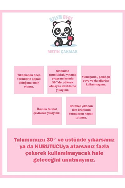 ÖZLEM BEBE 11-12 Yaş Pembe Çizgili Uyku Tulumu