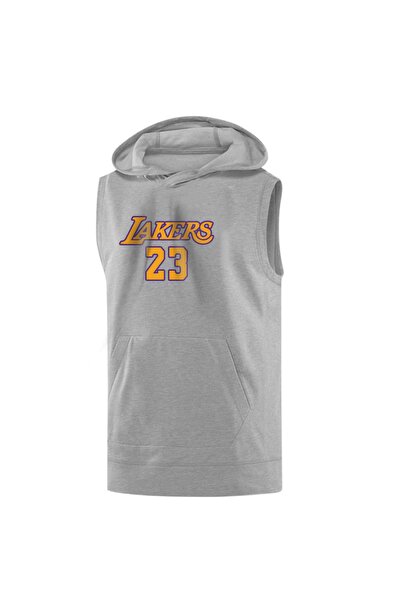 usateamfans Λευκό ανδρικό αμάνικο μπλουζάκι Lebron James