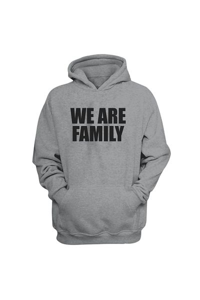 usateamfans We Are Family Yellow ανδρικό φούτερ με κουκούλα