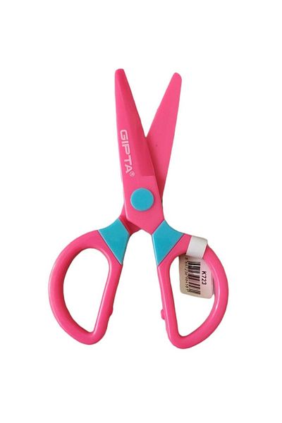 Gıpta Pink Plastic Body Student Scissors