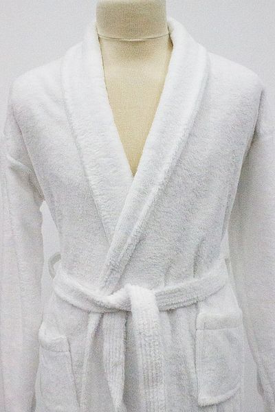 DURNES Gala Series Gentle Bathrobe White (100% Cotton)