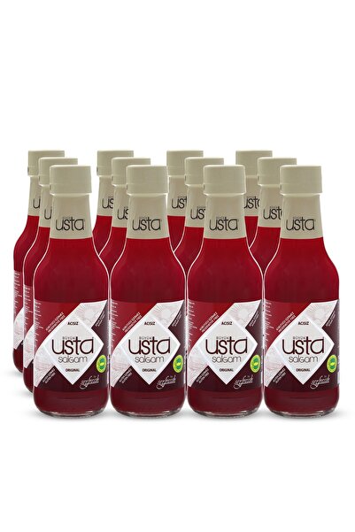 Büyük Usta Şalgam 250 ml Cam Şişe Acısız (12 ADET)