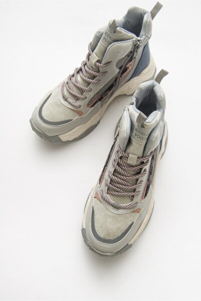 LuviShoes Γυναικείες αθλητικές μπότες Olivia Ice Grey