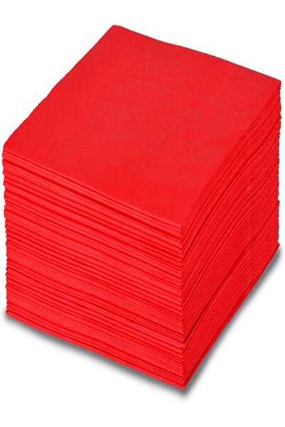 canbolatcorparatıon Kırmızı Peçete Lüx Sunum Peçete 20 Adet