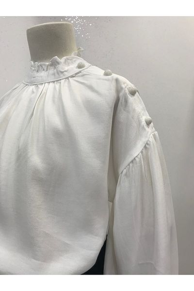 Çikoby Girl's Shoulder Button Shirt