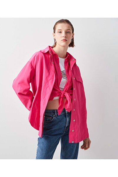 İpekyol Teknik Kumaş Mont