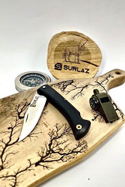 SürLaz Mutfak Bıçak Çakı Katlanır 21,5 Cm. Et Ekmek Sebze Pratik