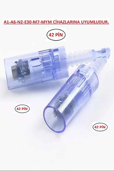 east medical DrPen 10 Pieces 42 Pin Needle Compatible with Dermapen A1-a6-e30-n2-m5-m7-mym Devices
