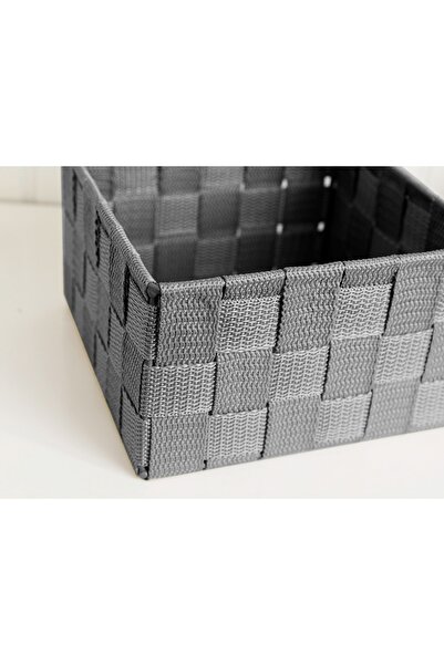 English Home Gray Shine Basket - 17X17X10.5 cm