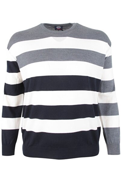 PAUL&SHARK رجل محبوك الرقبة المستديرة Cw الصوف