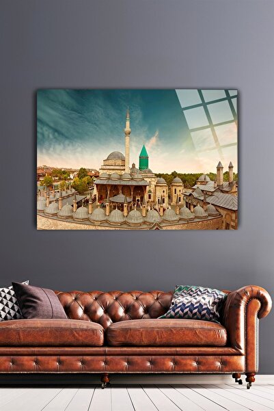 Sio Glass Konya Mevlana Cam Tablo
