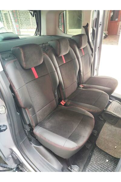 AKINCI Citroen Berlingo 2019 2021 Arası Arka Sırt Arka Oturma 3 Parca Model S...