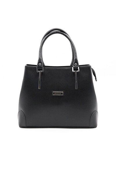 Silver Polo حقيبة يد نسائية فضية بولو 667 M105 17219 أسود نيكس أسود